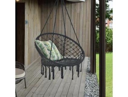 Cadeiras de Exterior CASA.PRO (Aço - Preto - 140x80x80 cm)
