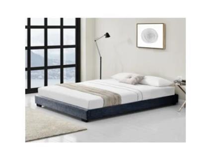 Cama CORIUM (Lona - Cinzento - 140x200 cm)