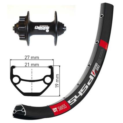 Winora Dt Swiss 545 Disc Cl Shimano Deore 26´´ Front Wheel  9 x 100 mm