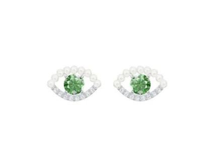 Swarovski Luckily:Brincos De Pressao Prl