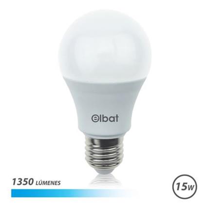 Elbat Bombilla LED A60 15W E27 1350lm - 6500K Luz Fria