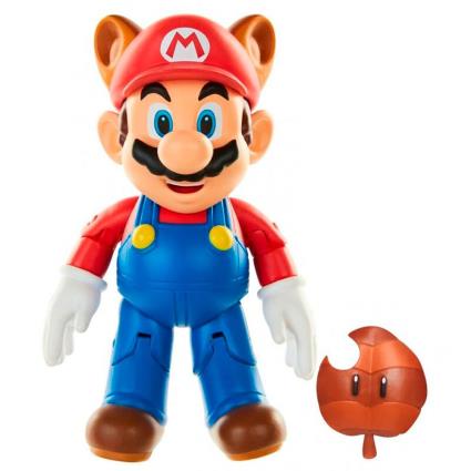 Jakks Pacific Raccoon Mario Super Mario Bros Figure 10 Cm