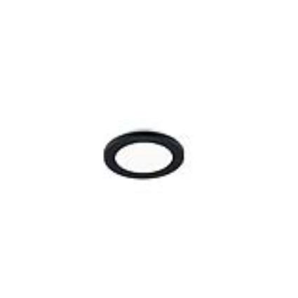 Candeeiro de teto preto 17 cm incl. LED 3 passos regulável IP44 - Lope