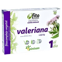 Valeriana Phyto Premium 30 cápsulas de 1250mg - Pinisan