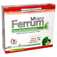 mineração de ferro 30 cápsulas vegetais - Pinisan