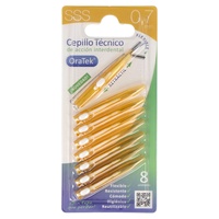 Escova interdental retrátil 0,7 mm 8 unidades - Oratek
