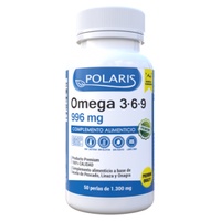 Ômega 3-6-9 996mg 50 pérolas de 996mg - Polaris