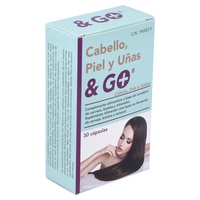 cabelo pele e unhas 30 cápsulas - Pharma & Go