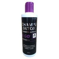 Shampoo detox de carvão ativado 250 ml - Pharma & Go