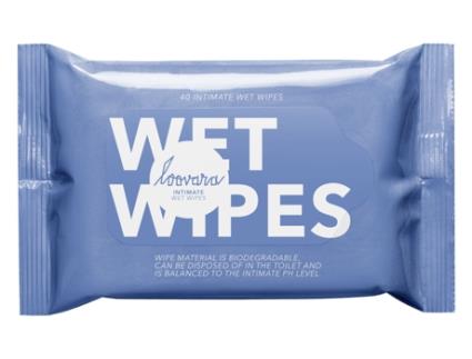 Toalhetes Húmidos de Lavagem Íntima LOOVARA Wet Wipes (40 pieces)