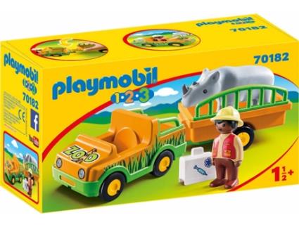 Playset 1.2.3 Zoo  70182 (5 pcs)