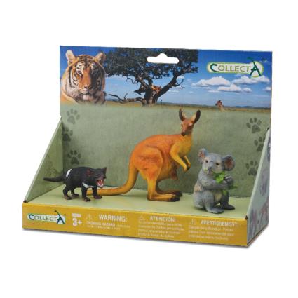 Conjunto Bonecos  Animais Austrália