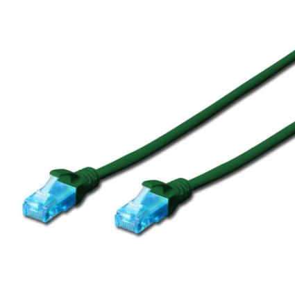 CHICOTE CAT5E UTP CCA PVC 1MT VERDE