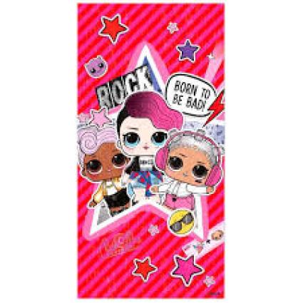 Toalha Praia Microfibra LOL Surprise Rock