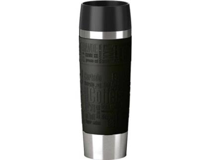 Garrafa Térmica  Travel Mug Grande Preto