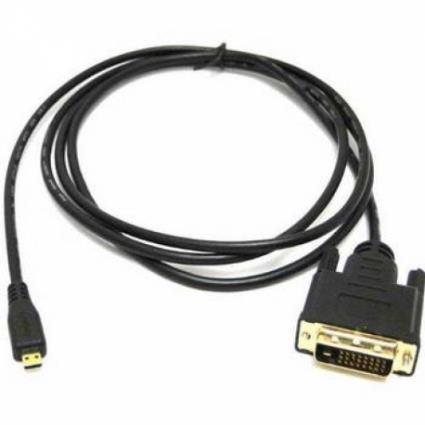 CAI069MHDVI1M CABO CONVERSOR MICRO HDMI M PARA DVI-D M 4K 1M PRETO