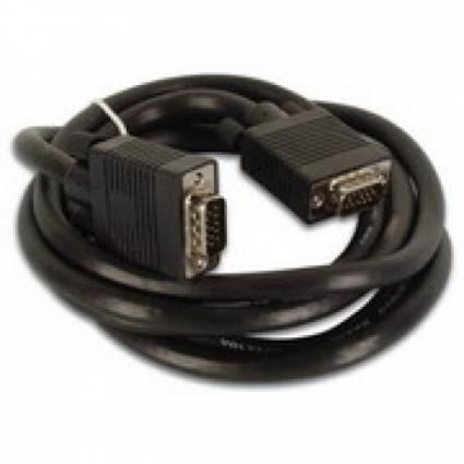 Cabo VGA de 5 metros com duas fichas de 15 pinos uma macho e uma femêa.