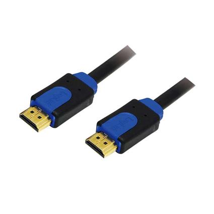 Cabo HDMI 1.4 Macho para HDMI Macho. Comprimento 10.0 metros. Cabo com banho de ouro. Condutor OFC. Em preto.