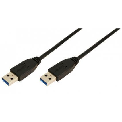 CU0038 CABO USB 3.0 TIPO A M PARA TIPO A M PRETO 1M