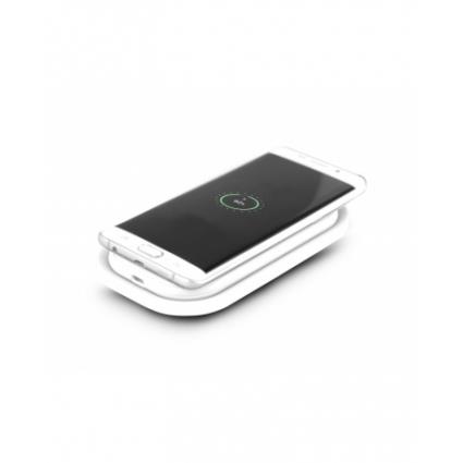 UF FREE QI WIRELESS POWERBANK 5 000MAH WIRELESS CHARGING STAND WHITE