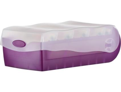 Arquivador  CROCO A8 (Violeta - 9.7x6.7x19cm - A8 - Polipropileno)