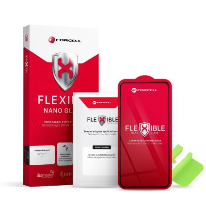 Película Iphone 12 Pro Max Forcell Vidro Flexivel Preto