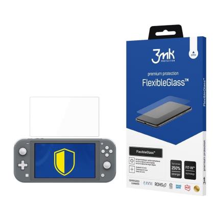 Película Nintendo Switch Lite 2019 3Mk Vidro Flexivel Transparente