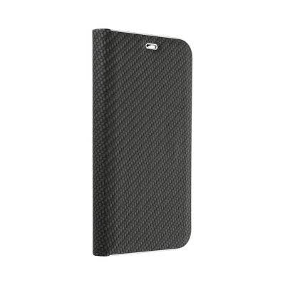 Capa Xiaomi Redmi Note 10 Pro Forcell Livro Efeito carbono Preto