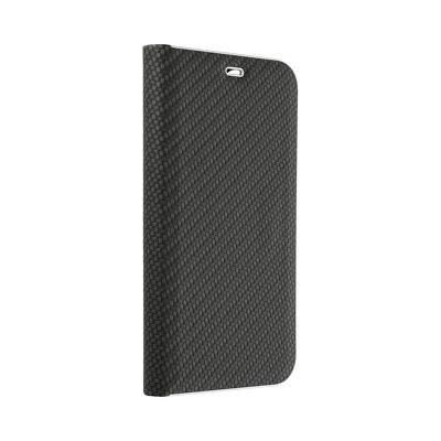 Capa Samsung Galaxy S21 Fe Forcell Livro Efeito carbono Preto