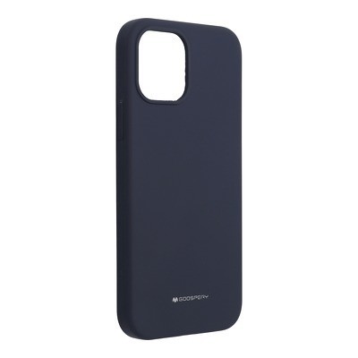 Capa Iphone 12 E 12 Pro Goospery Silicone Azul Marinho