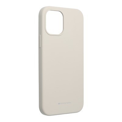 Capa Iphone 12 E 12 Pro Goospery Silicone Thin Cinza
