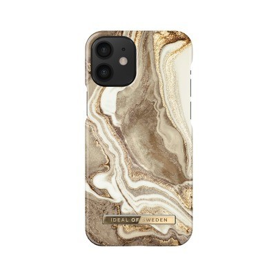 Capa Iphone 12 Mini IDeal of Sweden Luxuosa Dourado