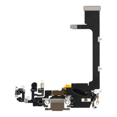 Cabo Flexível Do Conector De Carregamento Para Iphone 11 Pro Gold