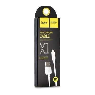 Cabo Velocidade Hoco Para Iphone Lightning De Carregamento De 8 Pinos X1 Branco