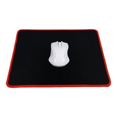 Tapete Para Jogos 300X240X3Mm / Costura Preta / Vermelha