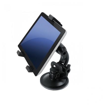 Suporte De Carro Para Tablets - Universal 7' - 10' (2 Em 1 - Para Pára-Brisa E Apoio De Cabeça) (Ax-01) Preto