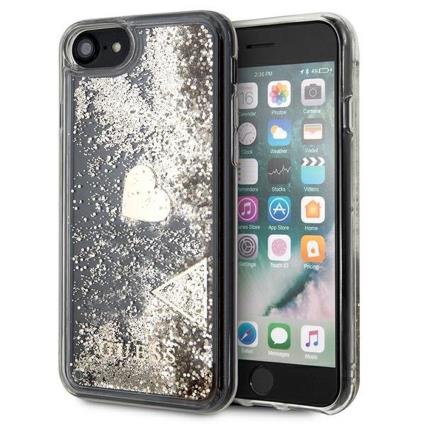Capa Original Guess Guohci8Glhflgo Para Iphone 7 / 8 / Se 2020 / Se 2022 (Liquid Glitter / dourado)