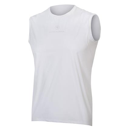 Endura Translite Windproof Short Sleeve Base Layer Branco S Homem
