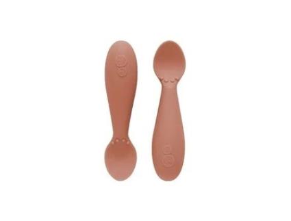 Talheres EZPZ Tiny Spoon (Silicone - Bege - 2,2 x 9,5 cm)