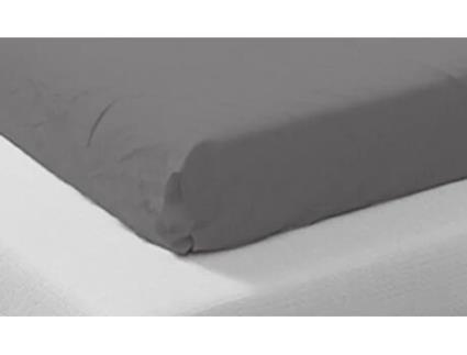 Lençol De Algodão Orgânico M`DECO (Anthracite - 160X200cm)