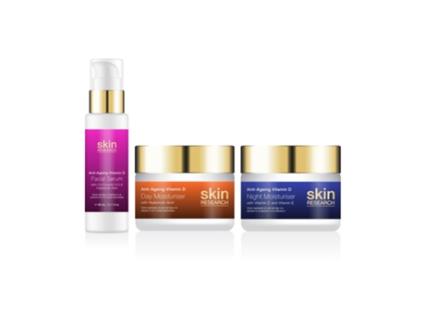 Coffret de Rosto SKIN RESEARCH Anti-Ageing Vitamina D (50 ml)