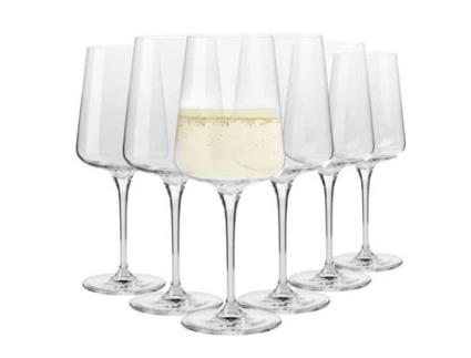 Copos KROSGLASS Infinity (Vidro - Transparente - 8,5 x 23,5)