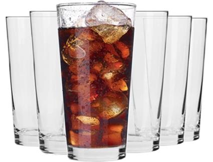 Copos KROSGLASS Pure (Vidro - Transparente - 7,5 x 14,5)