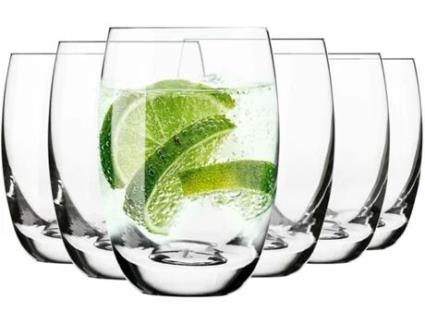 Copos KROSGLASS Elite (Vidro - Transparente - 8,3 x 12,3)