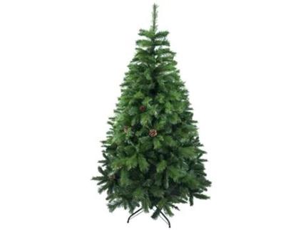 Árvore de Natal Combinada de Folhas (150Cm 418Tips - Verde)