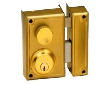 Baja jis cerradura 34-7 sobreponer picaporte+pomo drcha