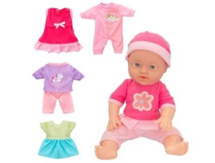 Bebé de Brincar  COLORBABY com Roupa (2 anos - 32 cm)