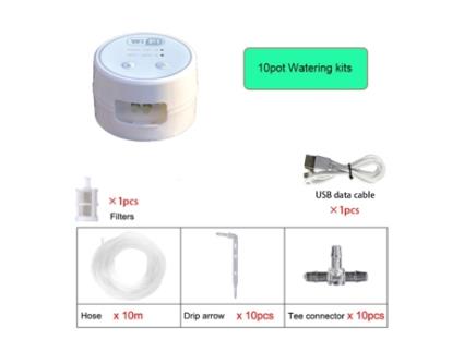 Controlador Automático de Irrigação por Gotejamento Wi-Fi GS05-1 Branco