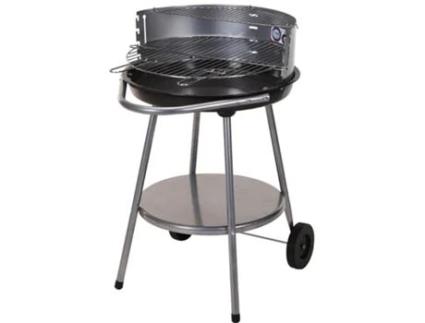 Barbacoa ruedas 4 patas 51cm bandeja