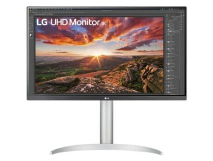 Monitor Lg > led display 68,6 cm (27) 3840 x 2160 pixels 4k ultra hd prateado, preto - 27UP850N-W